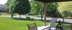 Patio with furniture