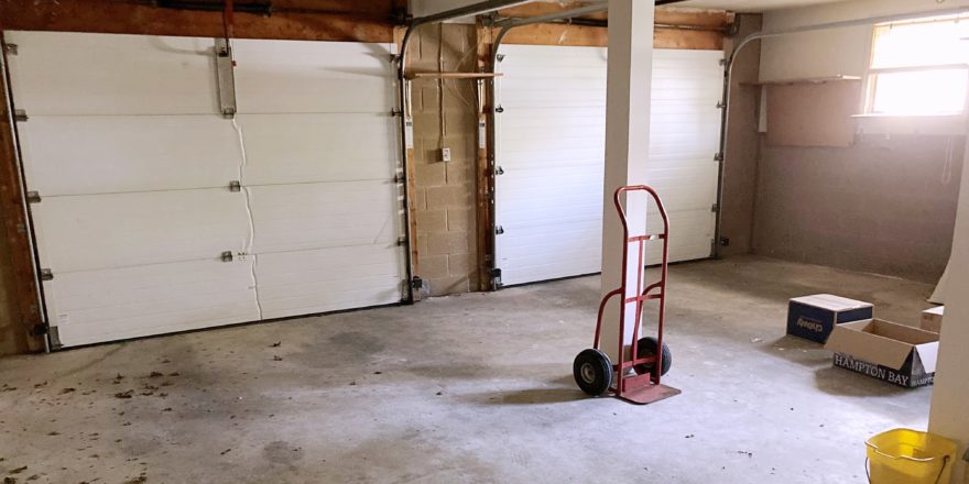 Two car garage