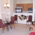 Living room with chairs and table