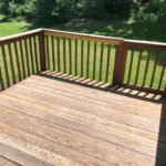 Wooden deck