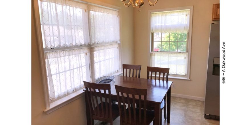 Kitchen with table