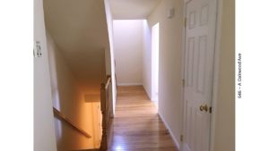 Hallway with stairs