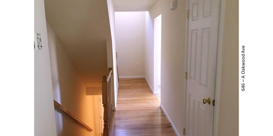 Hallway with stairs