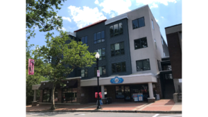 Exterior of apartment building Jeramar Plaza