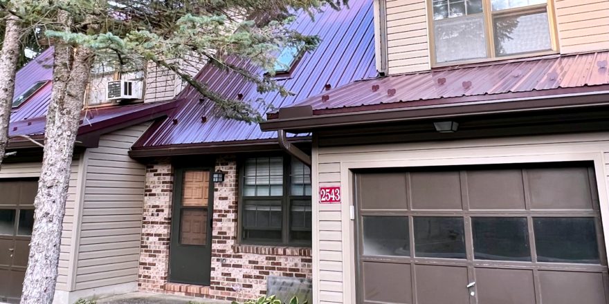 Front exterior of townhouse 2543 Carnegie Drive