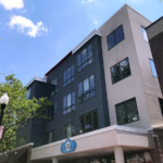 Exterior of apartment building Jeramar Plaza