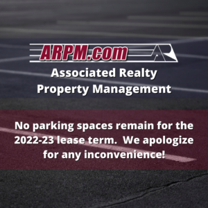 No parking spaces remain for 2022-23.
