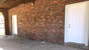Concrete porch