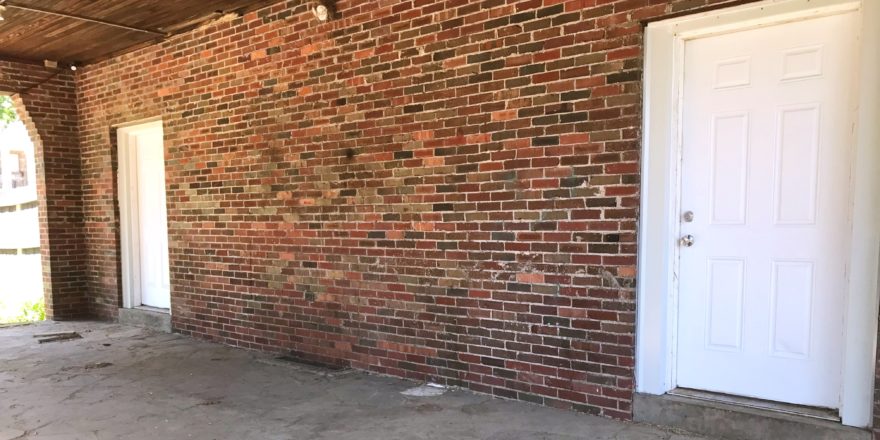 Concrete porch