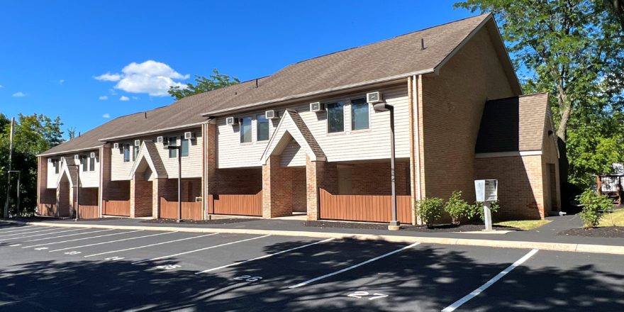 Exterior of townhomes