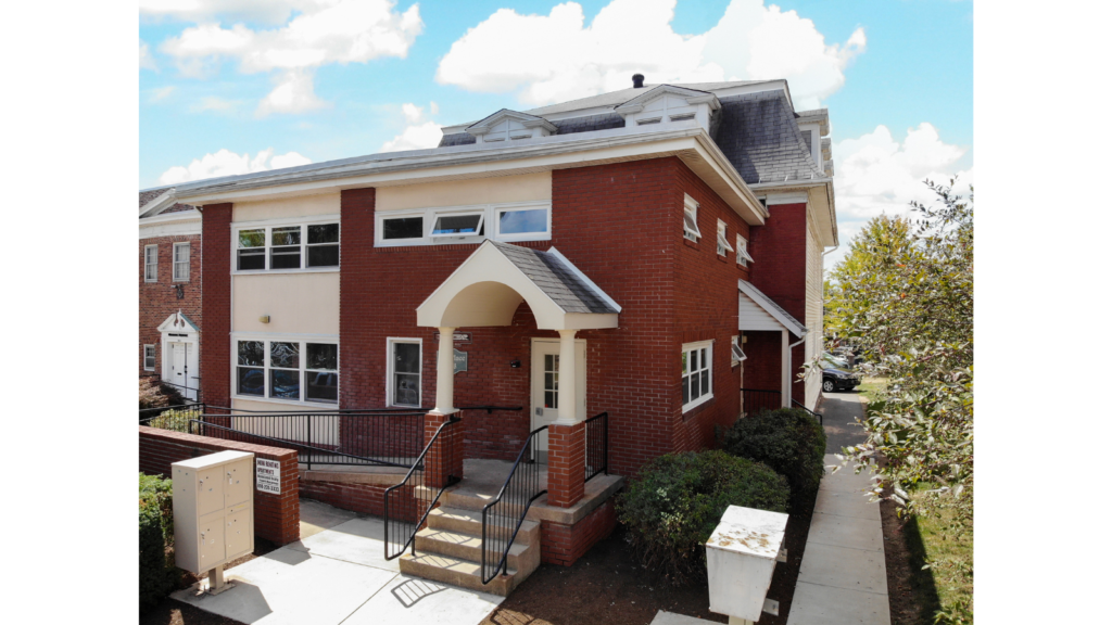 Exterior of boarding house Ivy Place