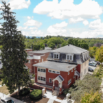 Aerial Exterior of boarding house Ivy Place