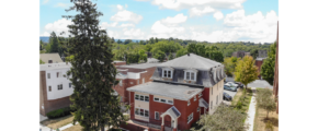 Aerial Exterior of boarding house Ivy Place