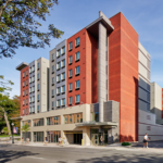 Exterior of apartment building Pugh Centre