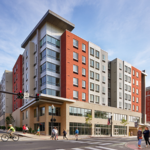Exterior of apartment building Pugh Centre