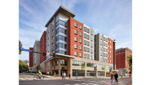 Exterior of apartment building Pugh Centre