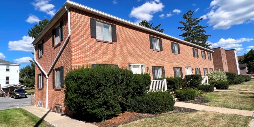 Exterior of apartment building Holly House