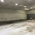 an empty warehouse or garage