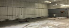 an empty warehouse or garage
