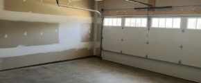 an empty garage