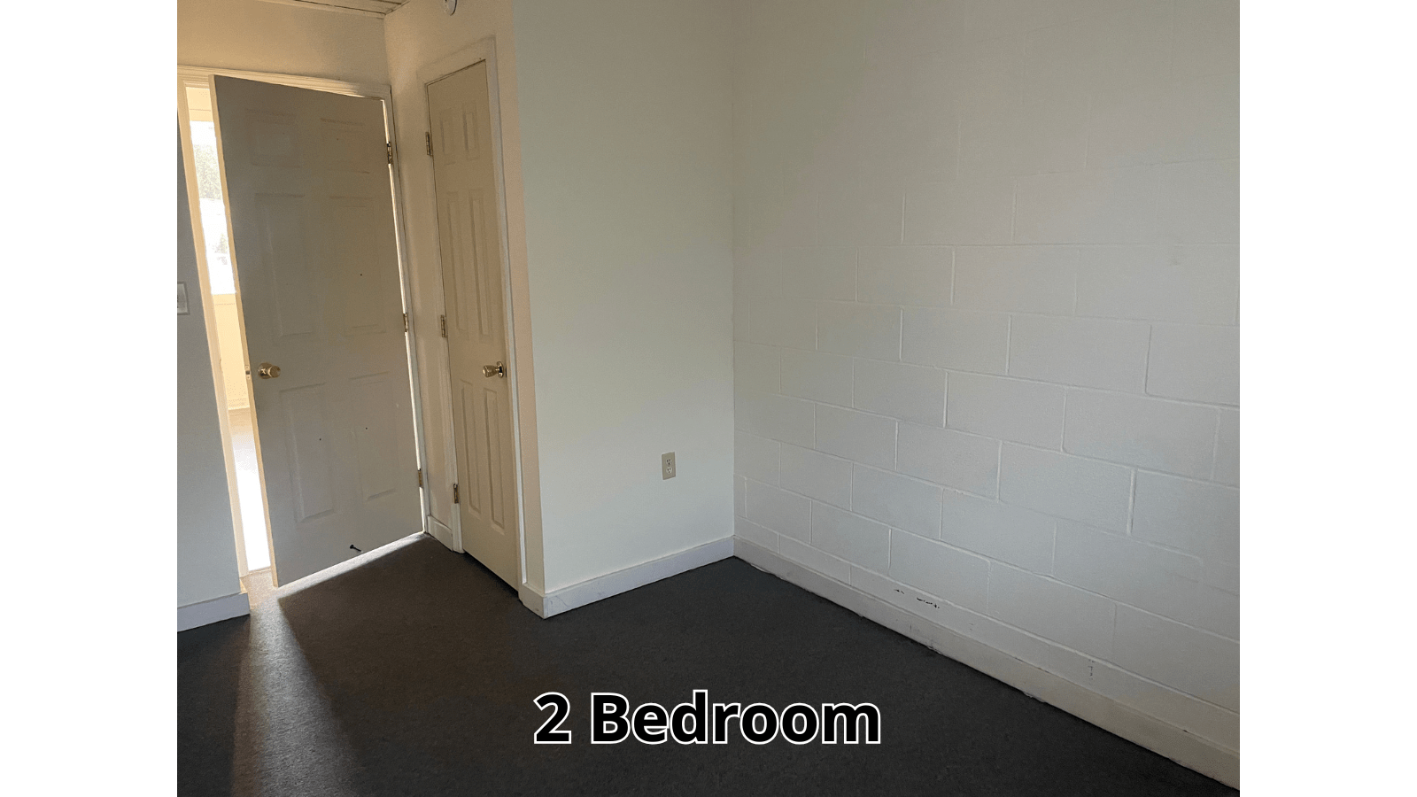 Interior of a 2 bedroom apartment