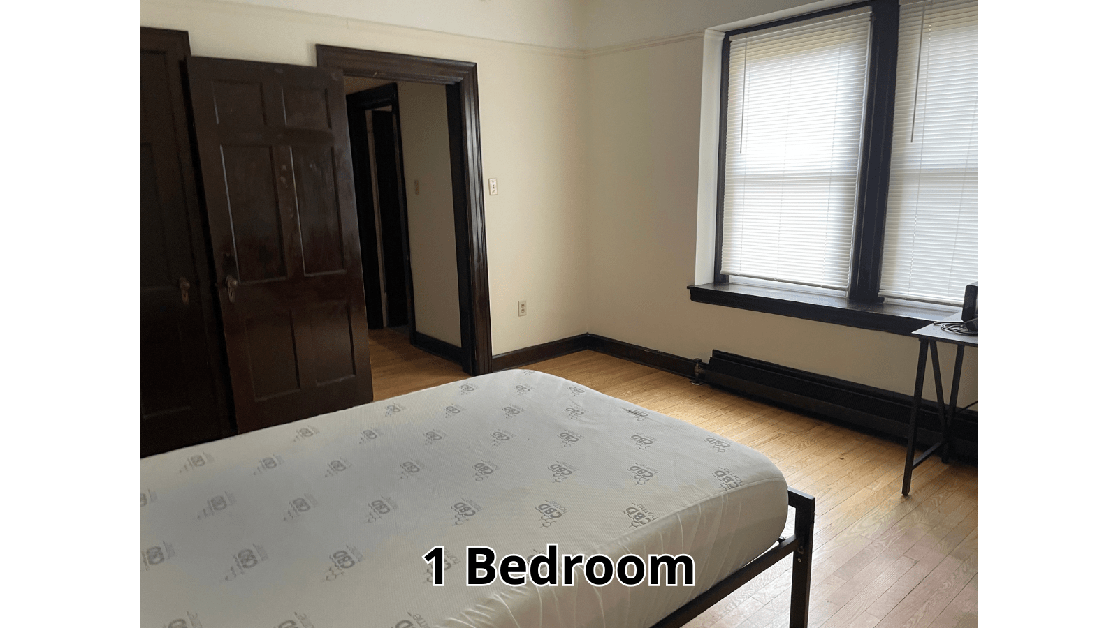 Bedroom with bed and window
