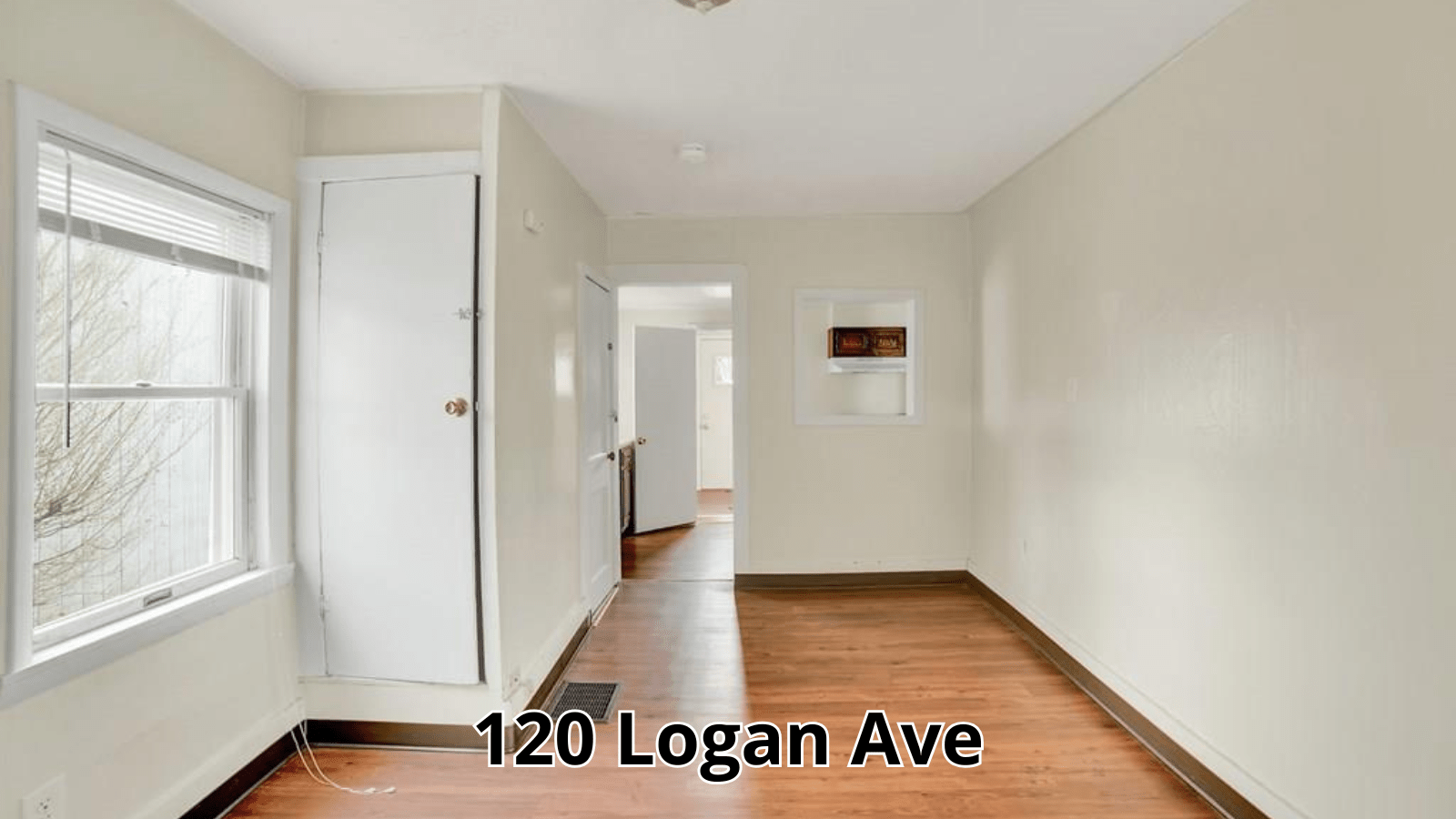 Interior view of 120 Logan Ave hallway