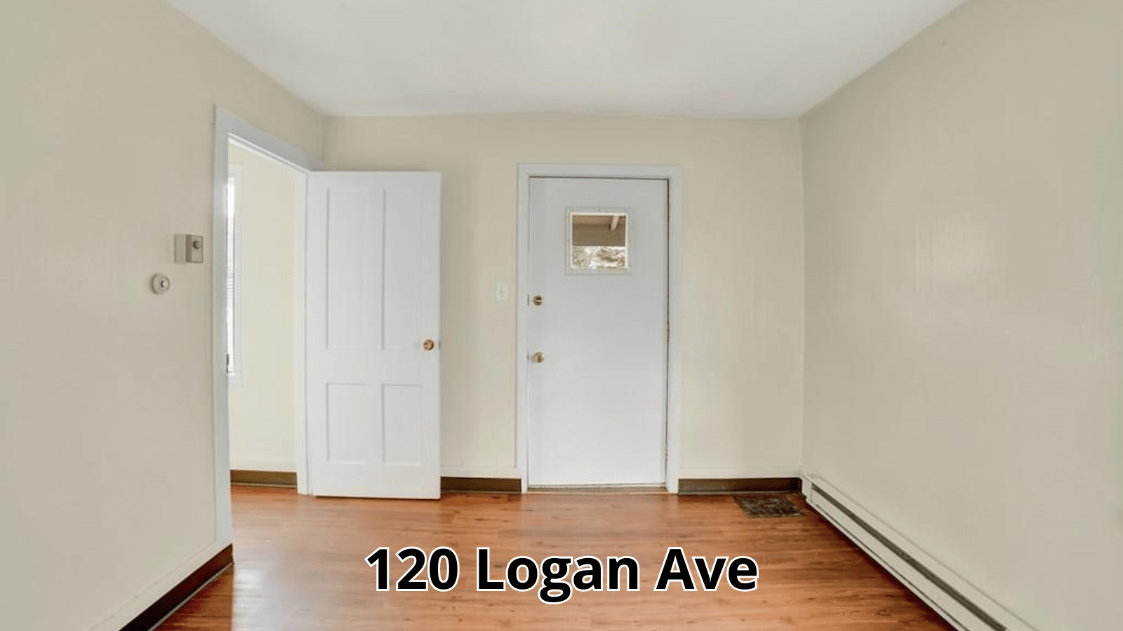 Interior view of 120 Logan Ave entrance