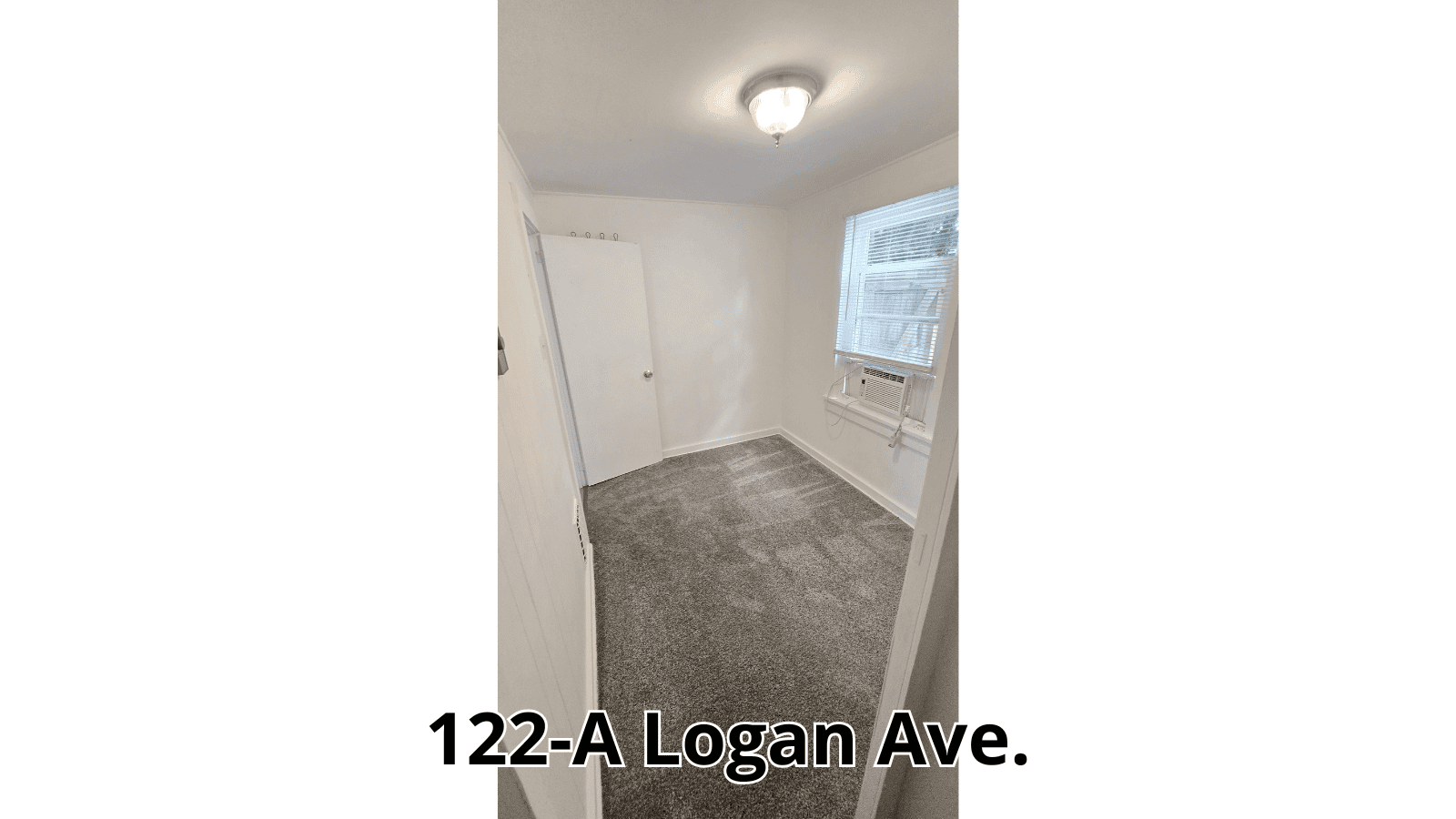 Bedroom at 122-A Logan Ave.