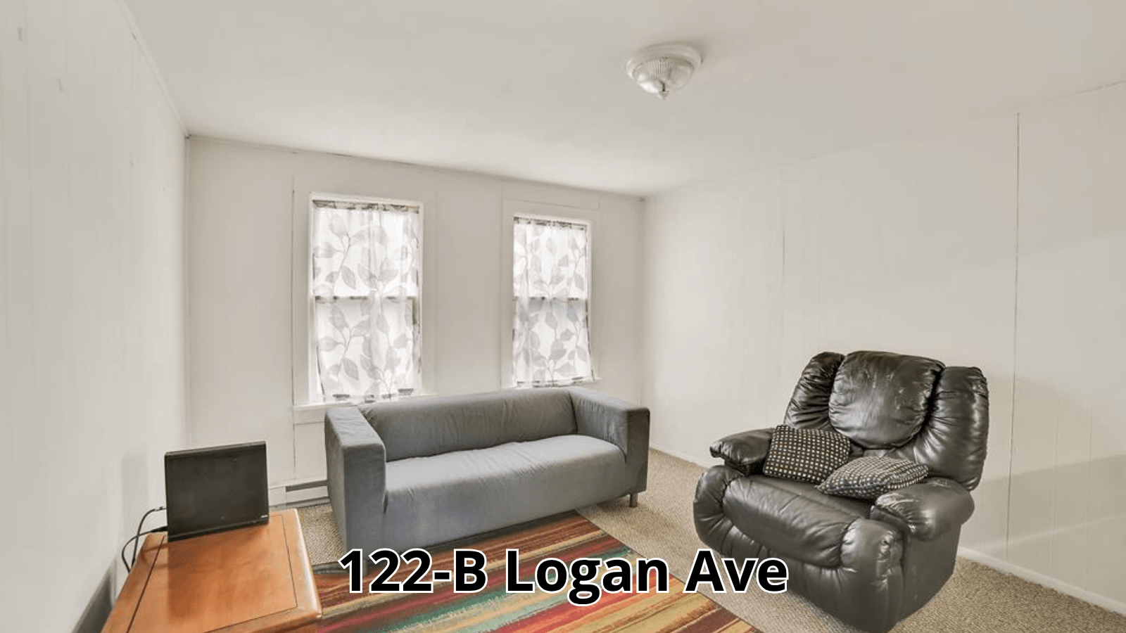 Living room with sofa and recliner