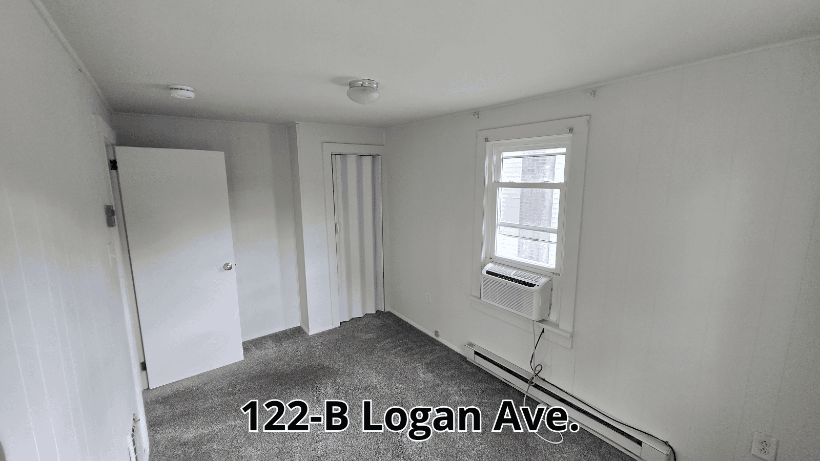 Bedroom at 122-B Logan Ave.