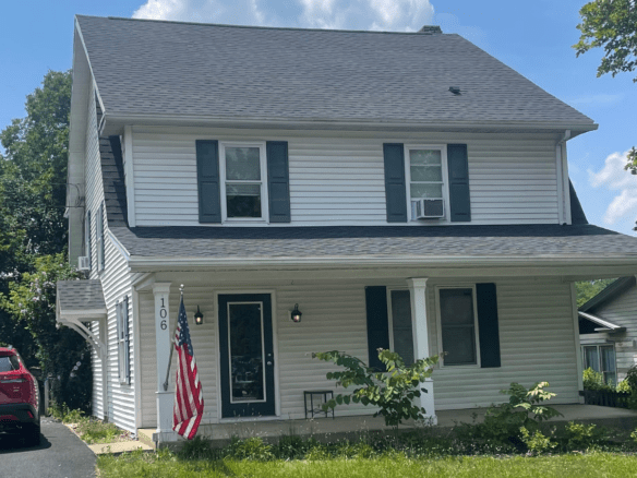 106 Boalsburg Rd house with American flag