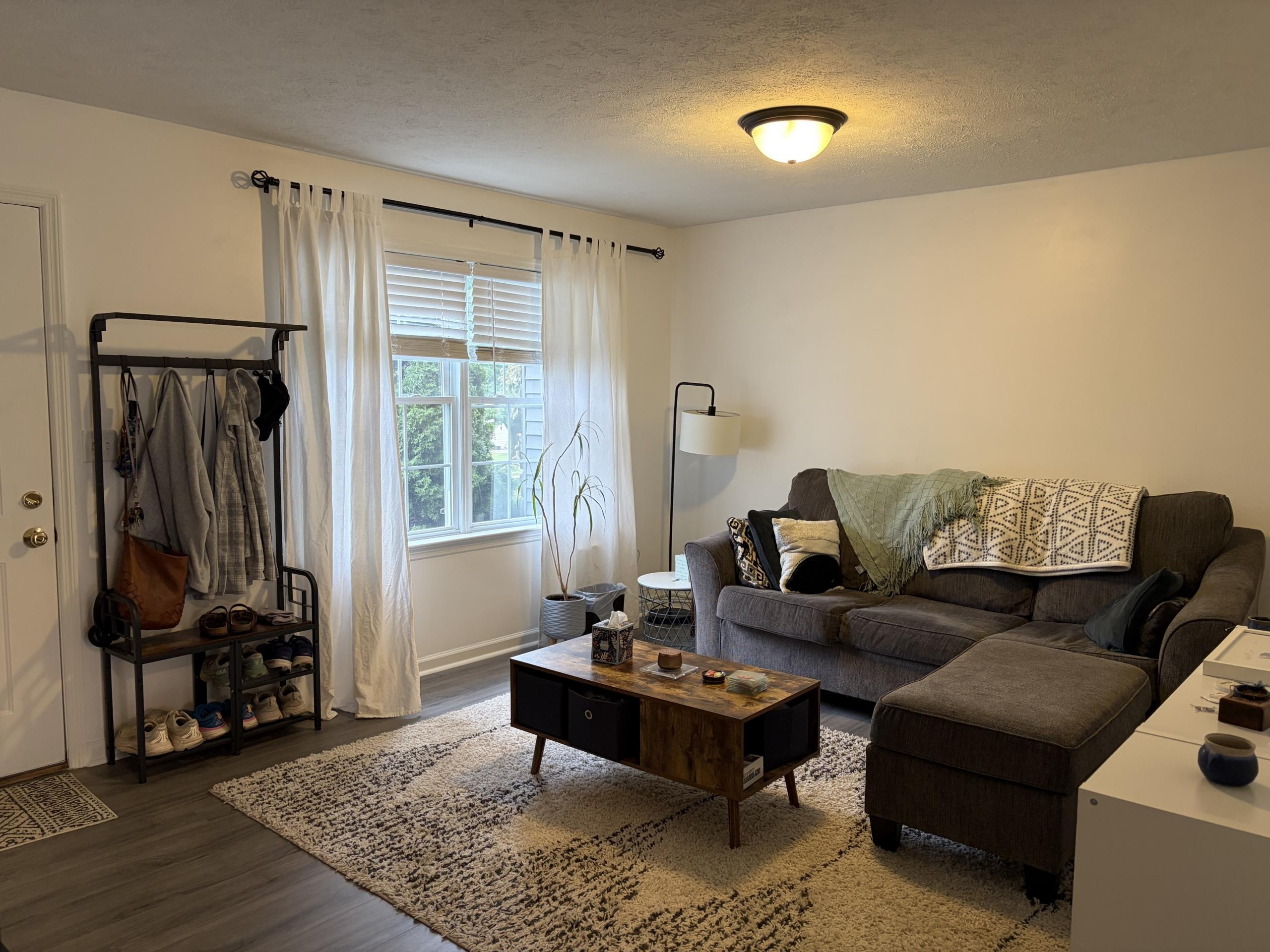 Living room with sofa and coffee table