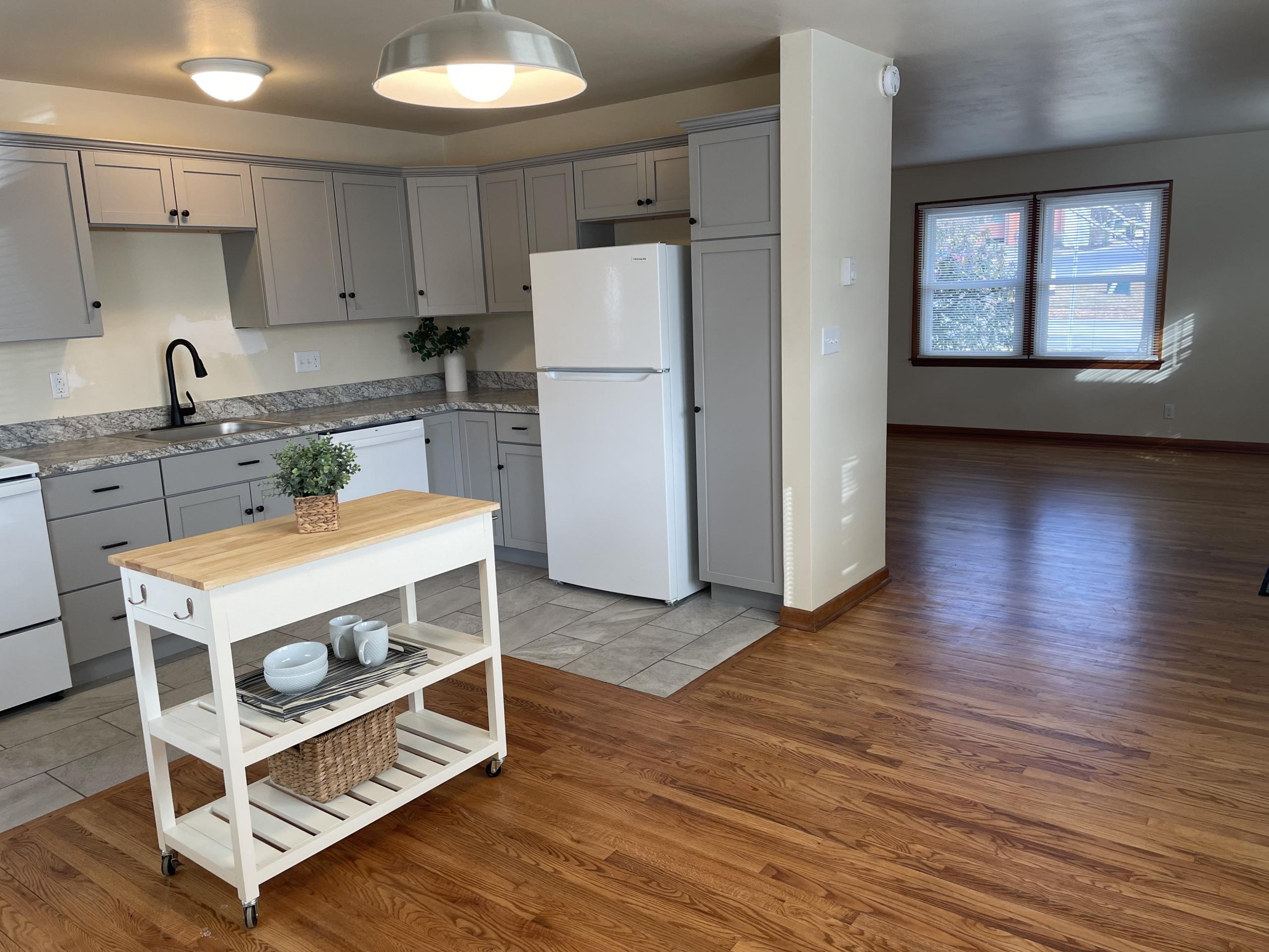 Kitchen and dining area in a home