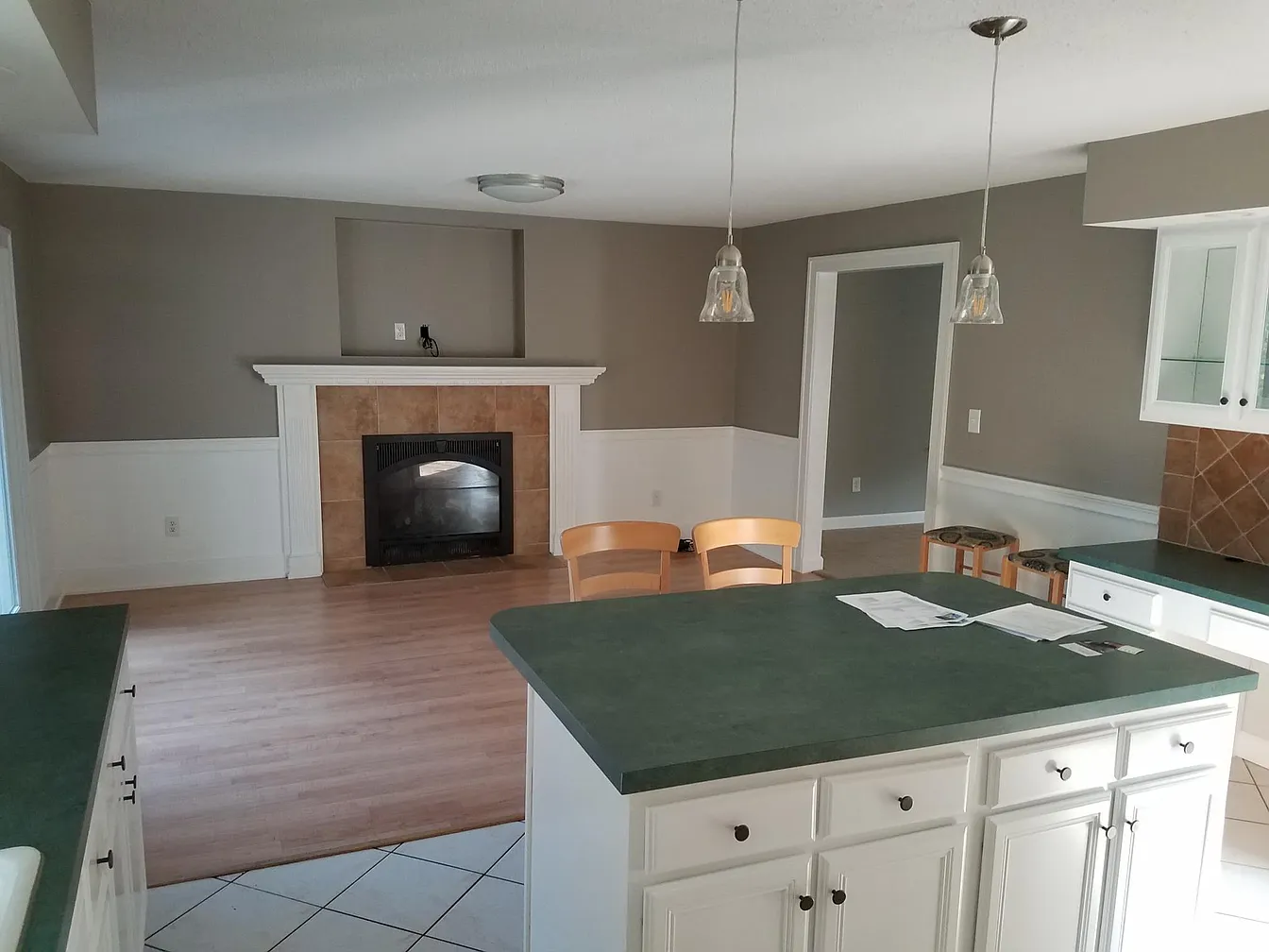 Kitchen and living room renovation