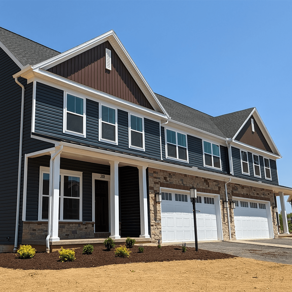 New townhomes with garages