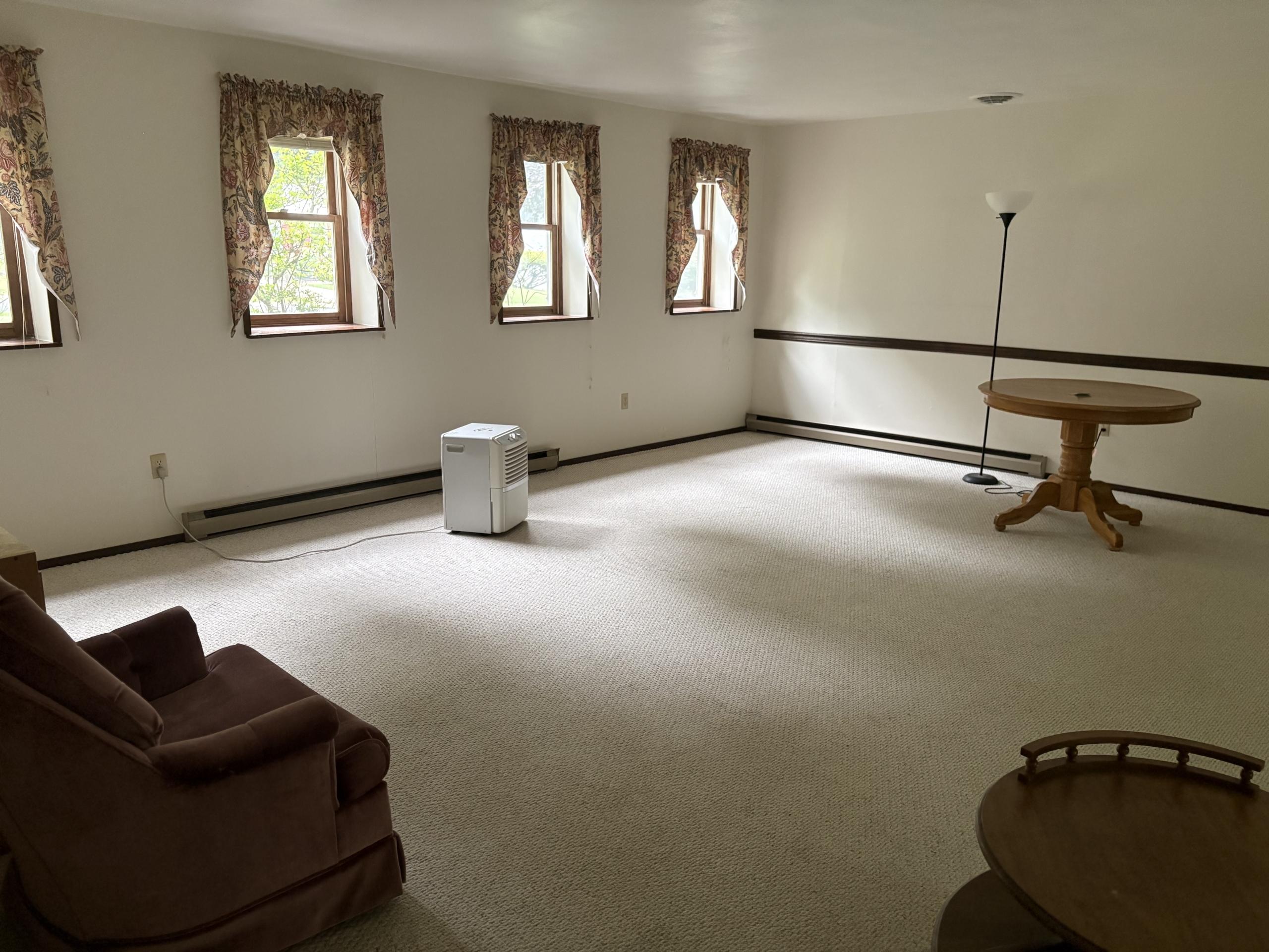 Empty living room with furniture