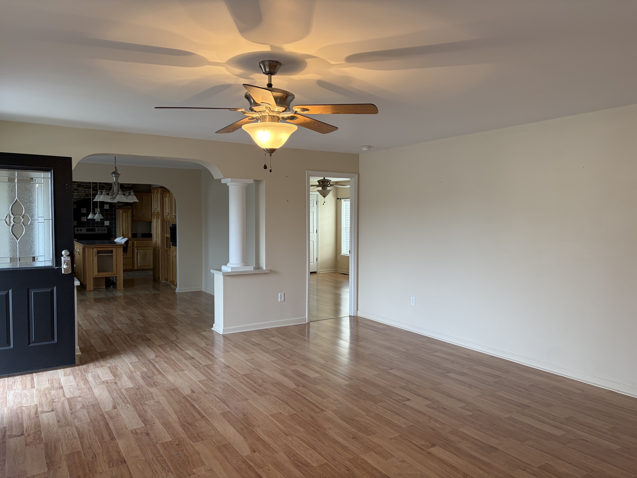 Interior view of a home with natural light