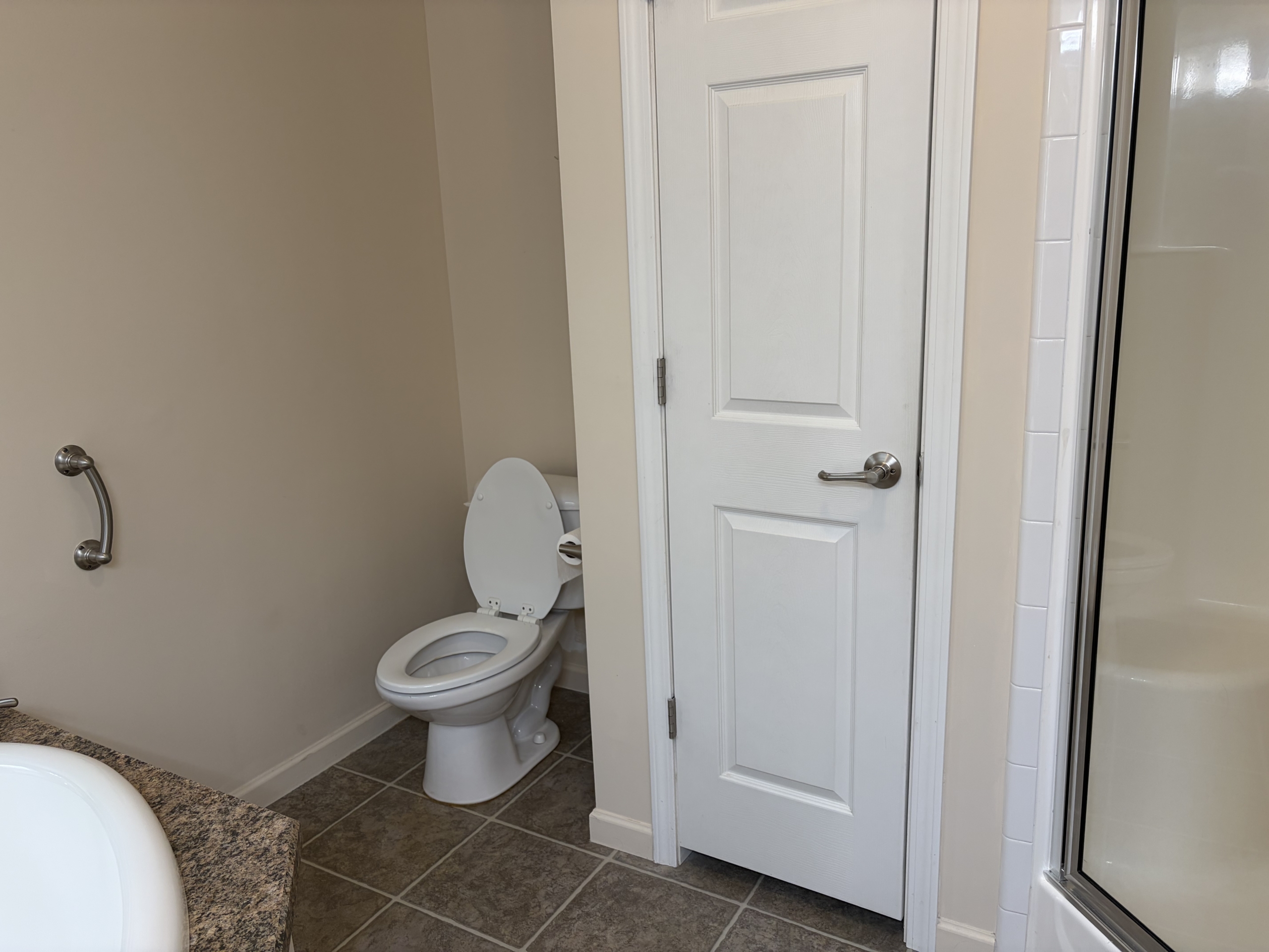 Bathroom with toilet and shower